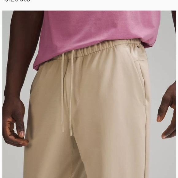 NWT lululemon ABC Pull-On Pant XL Light tan (Trench) Relaxed Tapered Fit - Picture 3 of 15